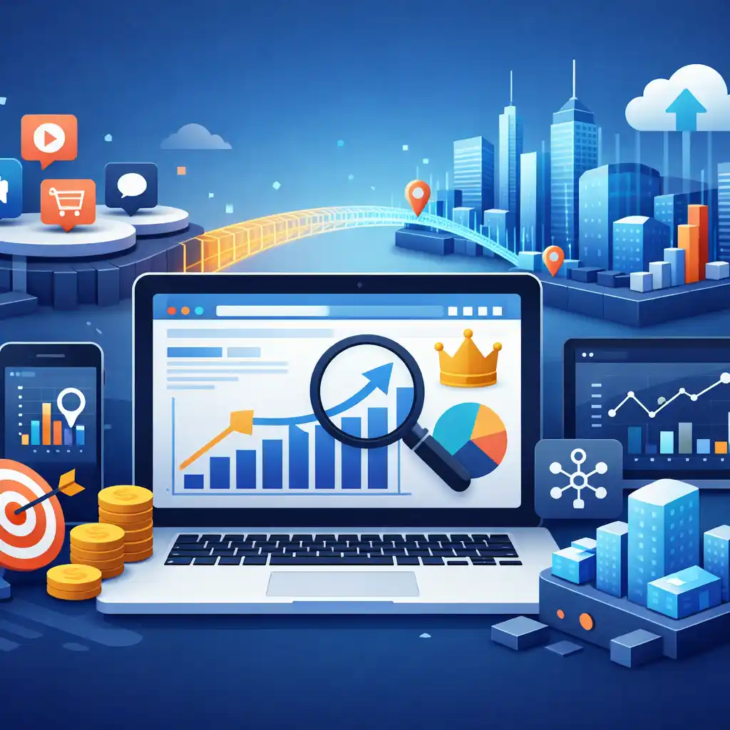 从流量孤岛到数字帝国：揭秘SEO优化提炼页面权重的终极底层逻辑-竞价推广