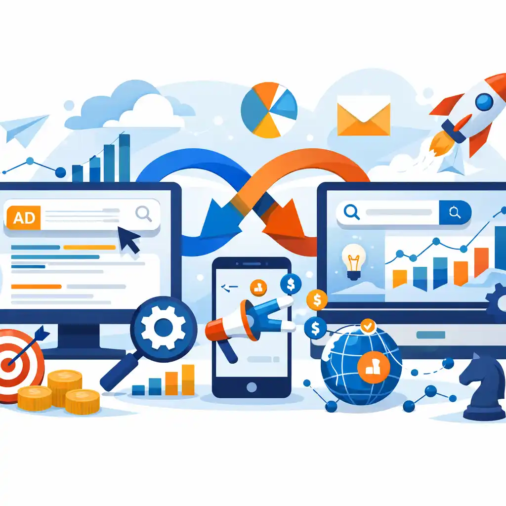 双剑合璧:打破流量焦虑的“SEO+SEM”整合营销全攻略-竞价推广